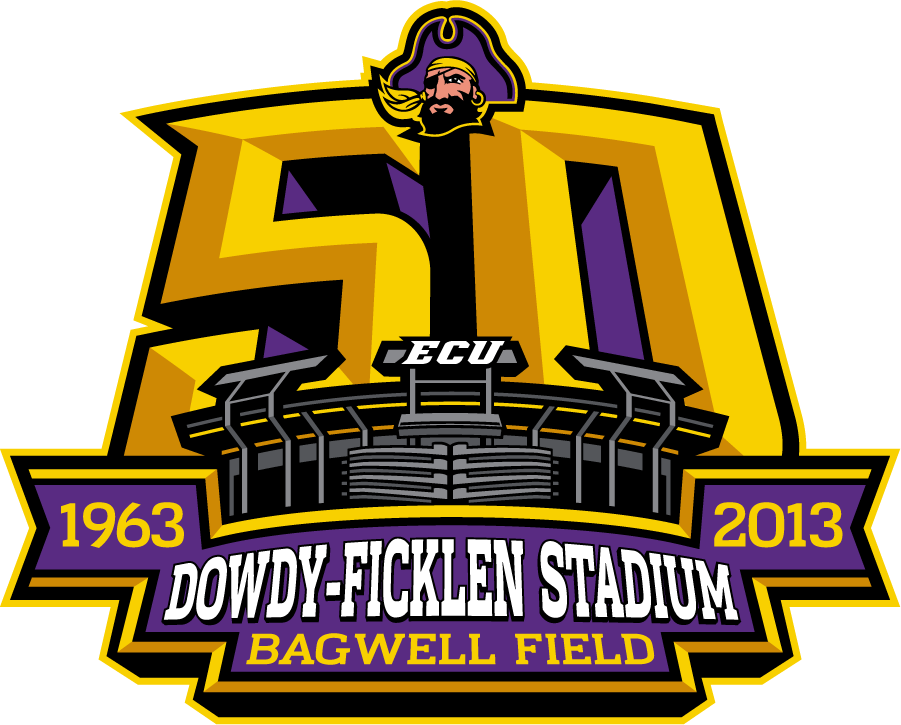 East Carolina Pirates 2013 Anniversary Logo diy iron on heat transfer